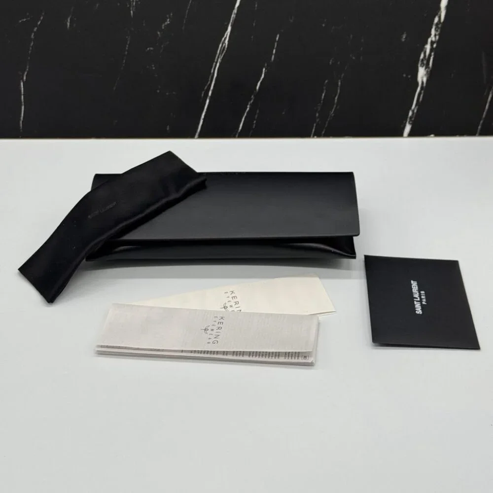 NEW SAINT LAURENT SL569Y 001 SHIELD BLACK SUNGLASSES SAINT LAURENT SL 569